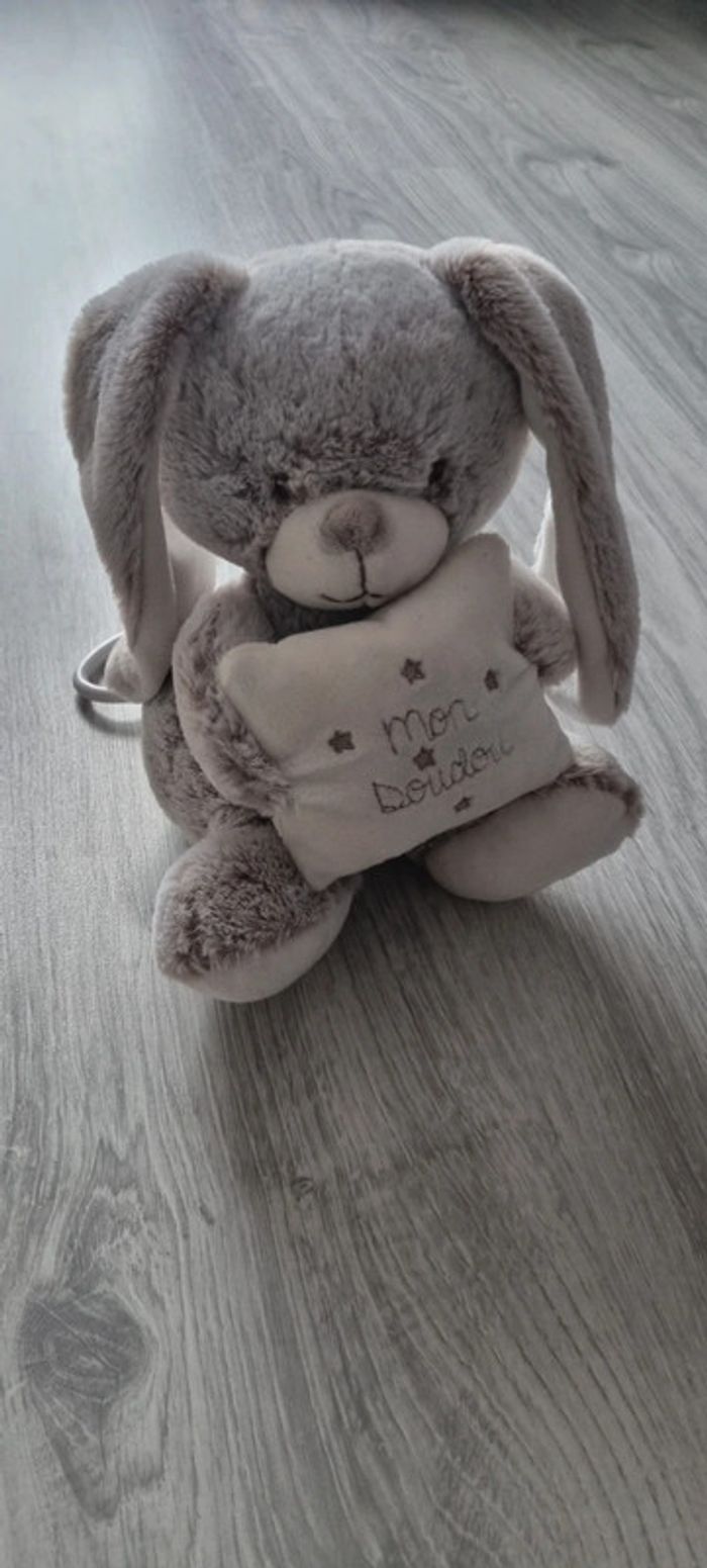 Doudou lapin musical neuf