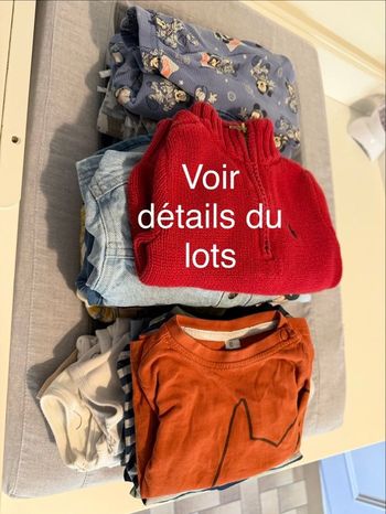 Lot de vêtement bébé pull pyjama body Ralph Laurent Hugo boss h&m kiabi