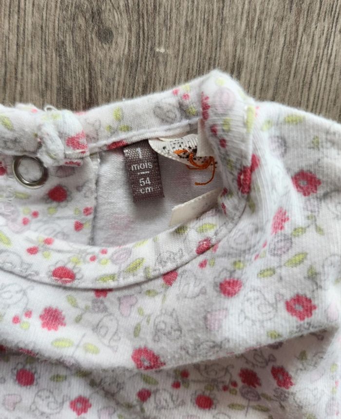 Haut manches longues fille 1 mois - photo numéro 3