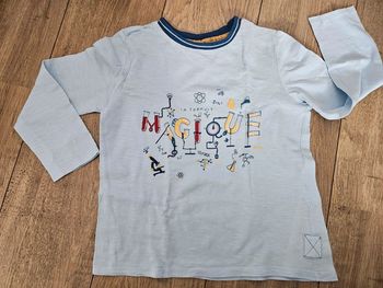 T.shirt manches longues bleu clair Sergent Major 6 ans