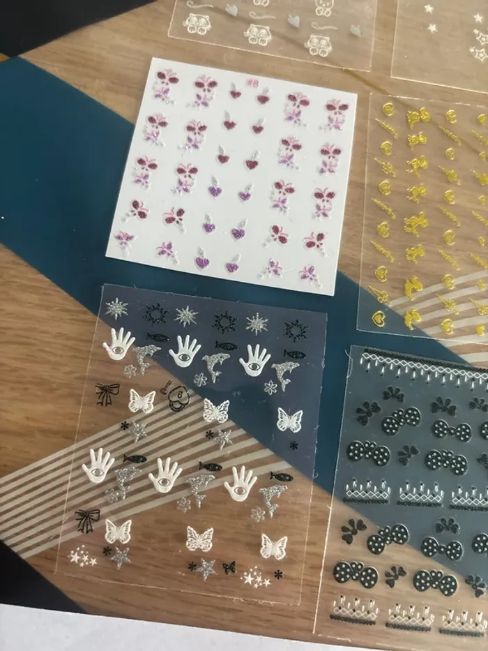 Lots de stickers pour ongles - photo numéro 7