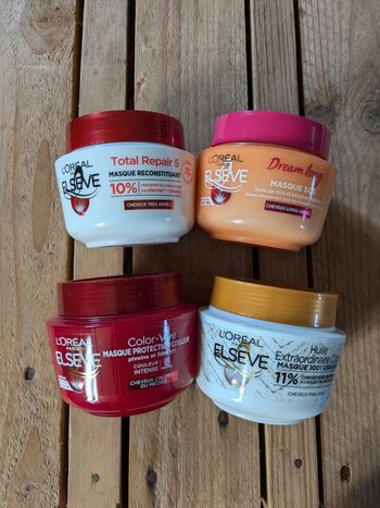 Masques cheveux Elseve L'Oreal