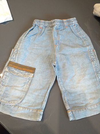 bermuda en jeans souple