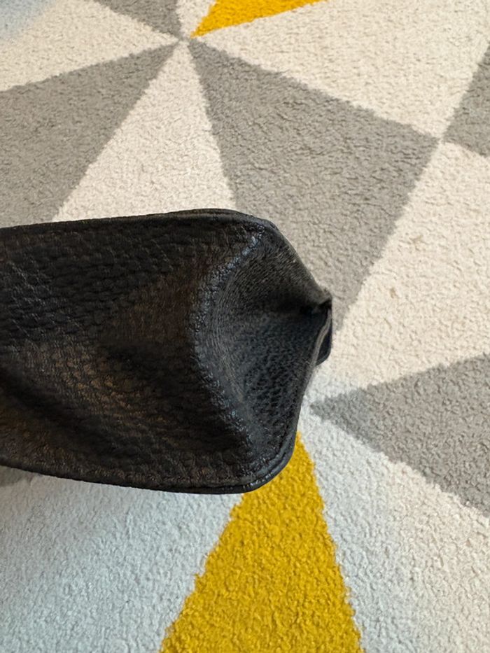 Cartable en cuir noir Paquetage - photo numéro 6