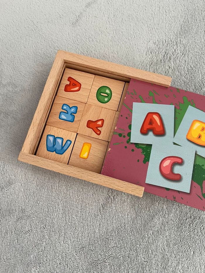 Lettres d’apprentissage en bois - photo numéro 2