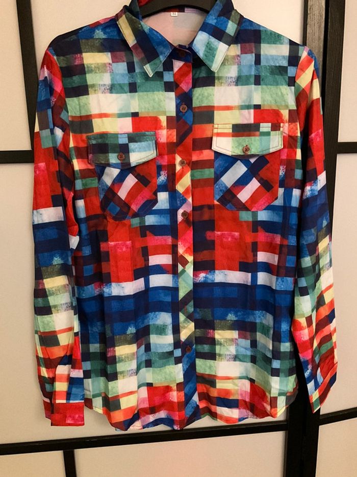 Chemisier multicolore