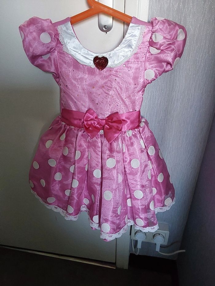 Robe de déguisement rose fille  3 ans