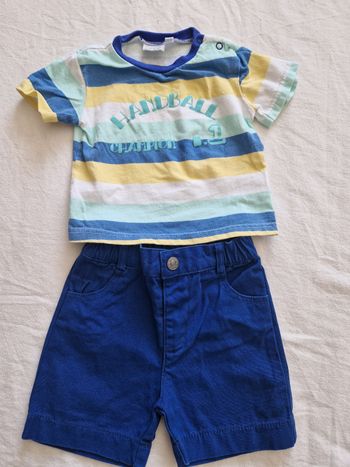 Ensemble short et t-shirt - 12 mois