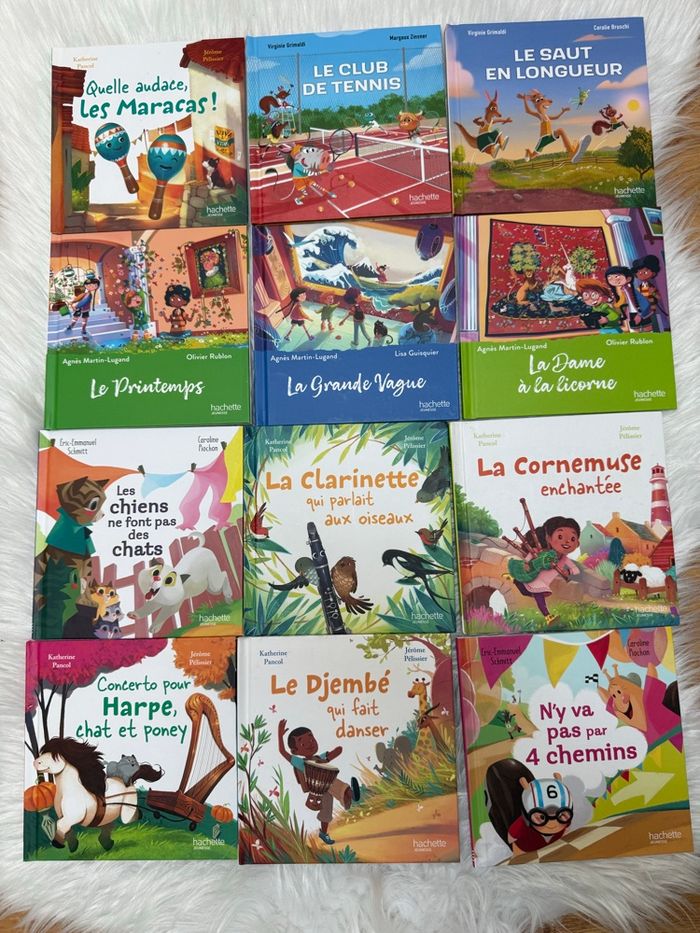 Lot de 12 livres pour enfants – Hachette / McDonald’s – Neufs