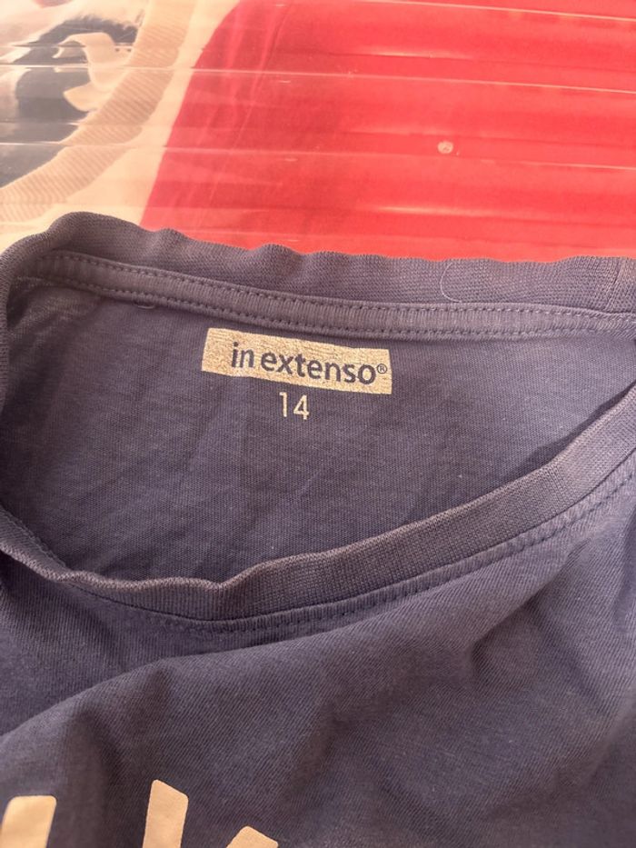 T shirt manche courte taille 14ans marque in extenso - photo numéro 4