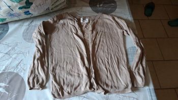 Veste fille 7/8 ans beige