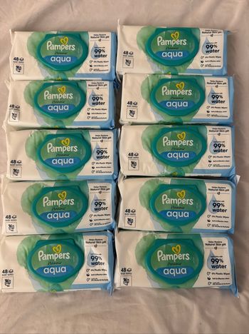 Lingettes Pampers Harmonie Aqua