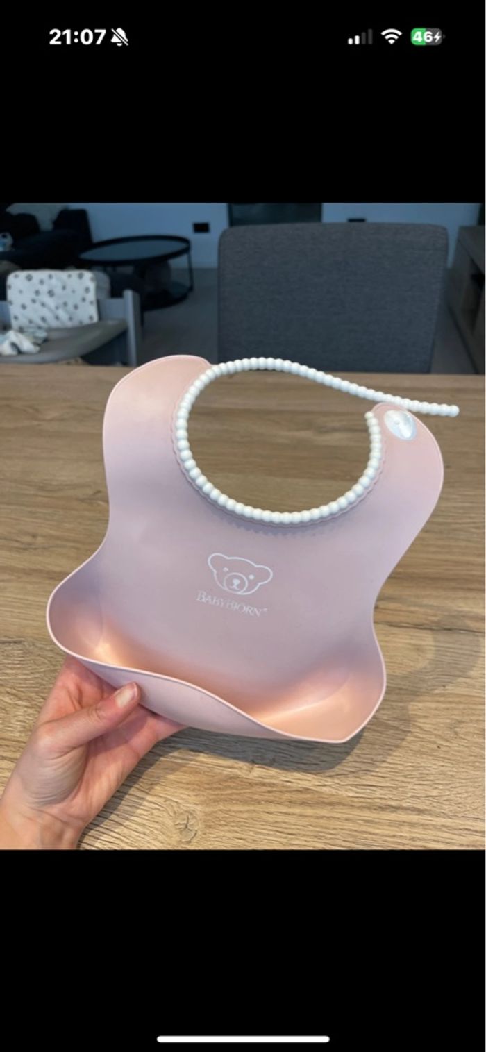 Bavoir en plastique lavable - photo numéro 4