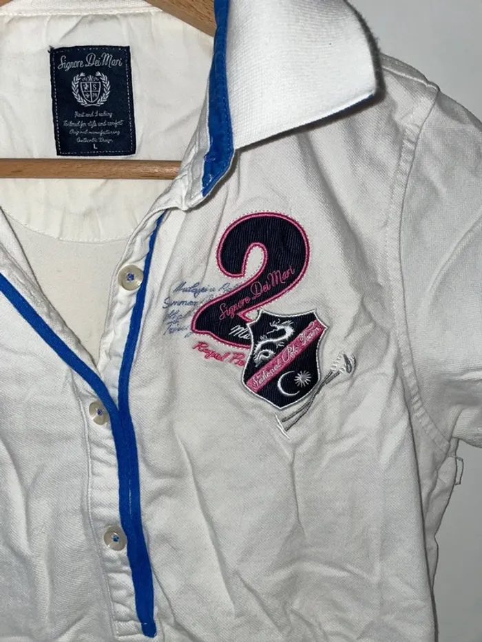 Polo blanc Signore Dei Mari L - photo numéro 3