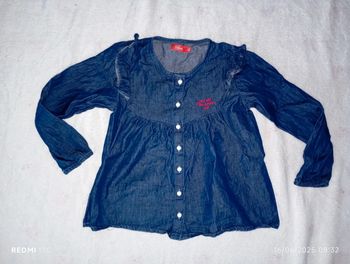 Blouse bleu