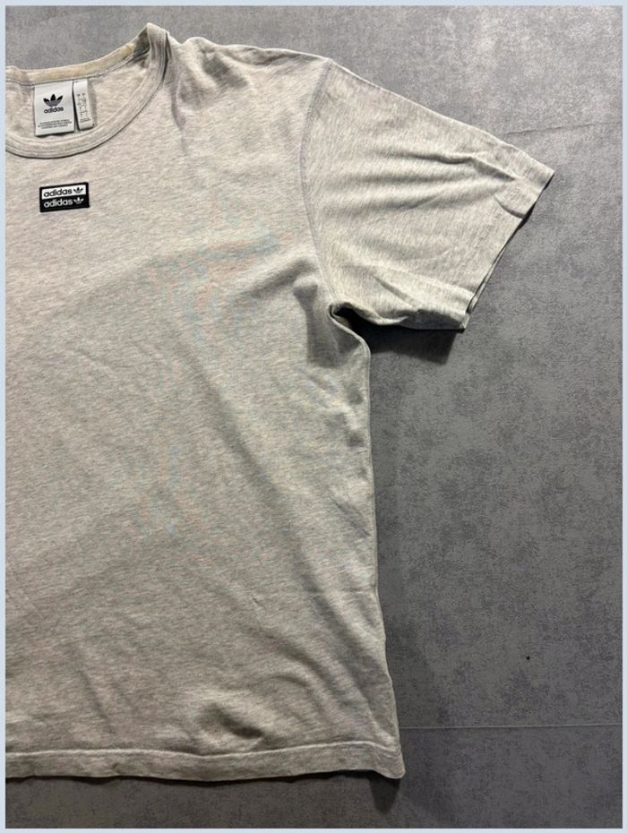 T-shirt Adidas Gris Taille L - photo numéro 3
