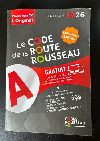 Livre code de la route 2026