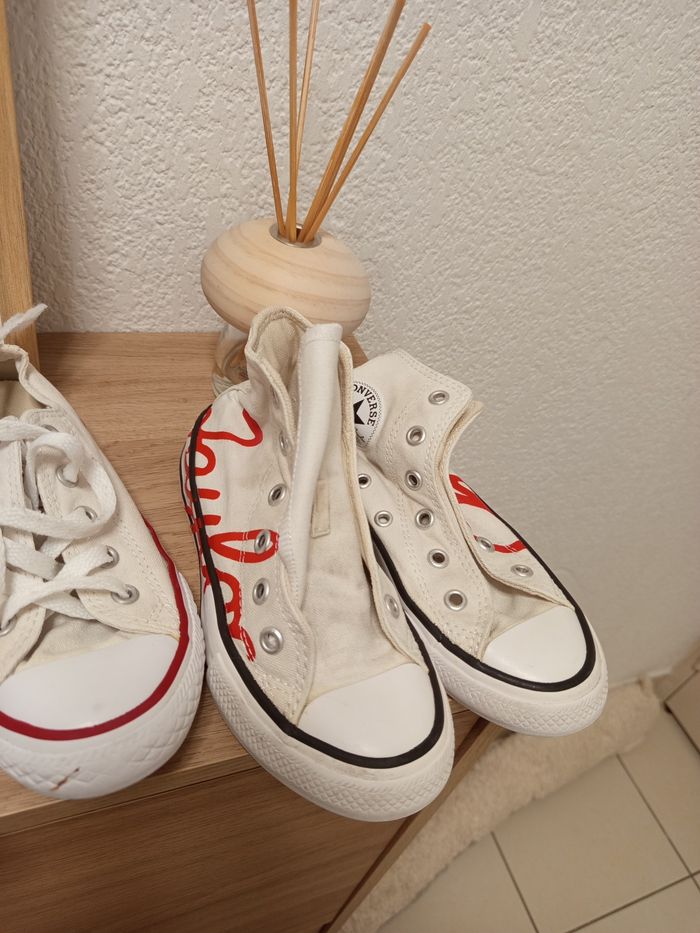 Lot de tennis pointure 29 marque Levis et Converse - photo numéro 7