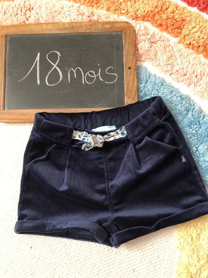 Short velours okaïdi