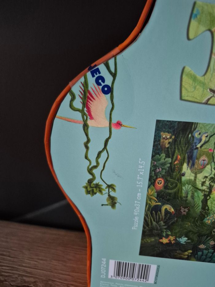 Puzzle Djeco 'Dans la jungle' 54 pièces - photo numéro 4