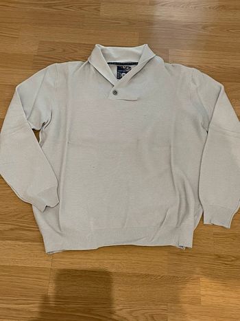 Pull homme léger gris clair taille XL