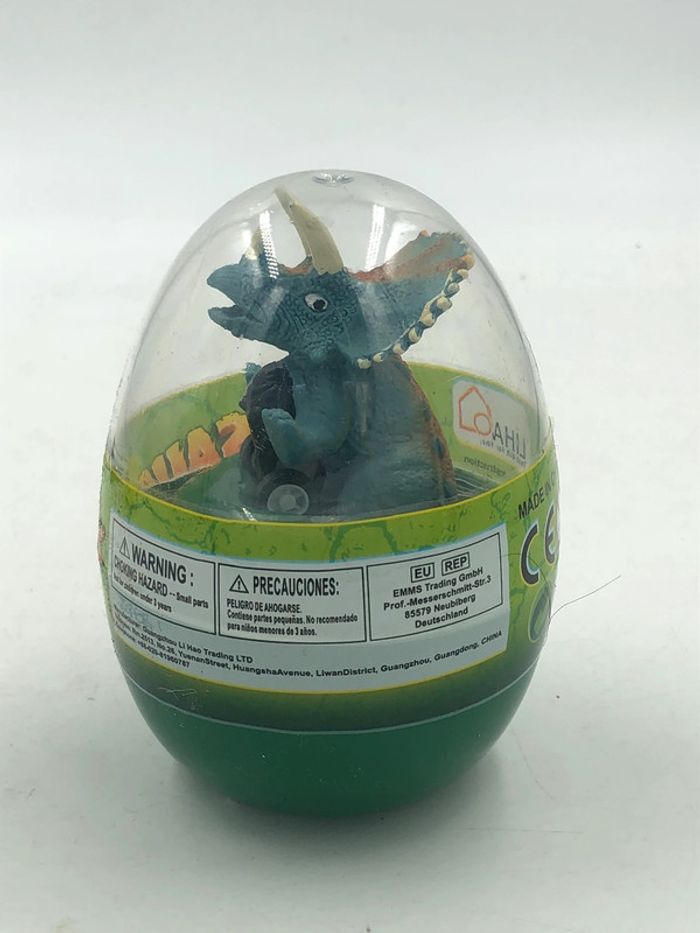 Véhicule miniature à friction dinosaure Tricératops Pull-Back neuf - photo numéro 3