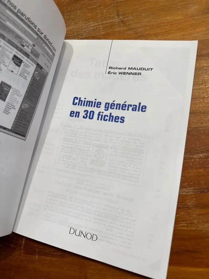 Livre chimie, General générale en 30 fiches BTS express - photo numéro 5