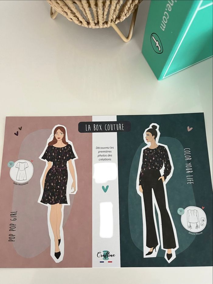 Craftine Box Hiver Chic : Robe Marjolaine et Blouse Mauve - photo numéro 3