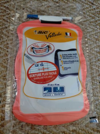 Ardoise velleda Rose Bic