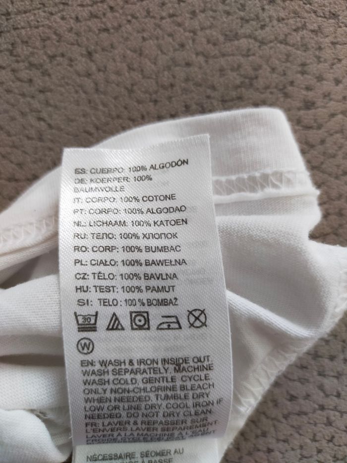 Tee-shirt manches courtes blanc Quiksilver garçon 10ans - photo numéro 7