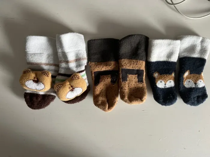 Lot de 3 paires de chaussettes anti dérapantes
