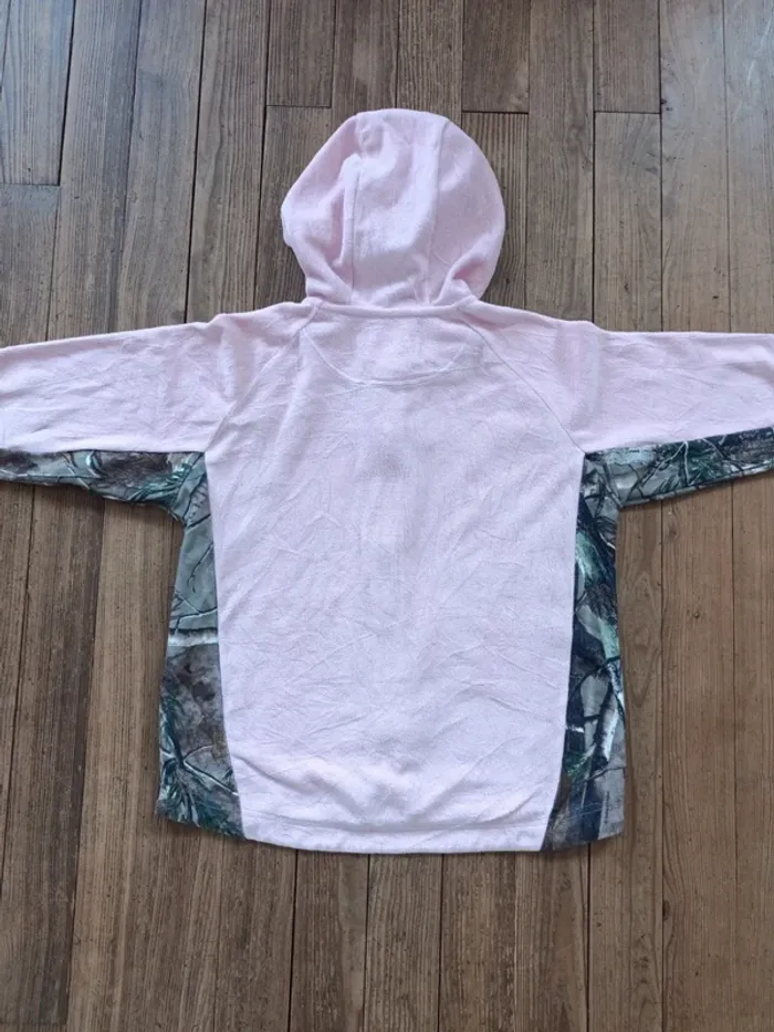 Veste polaire a capuche rose Gamehide camo realtree XL - photo numéro 2