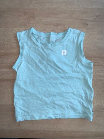 Débardeur bleu turquoise