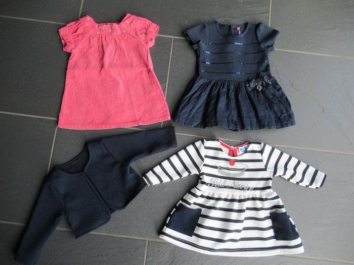 Lot de 77 vêtements fille 3 mois + chaussettes - photo numéro 2