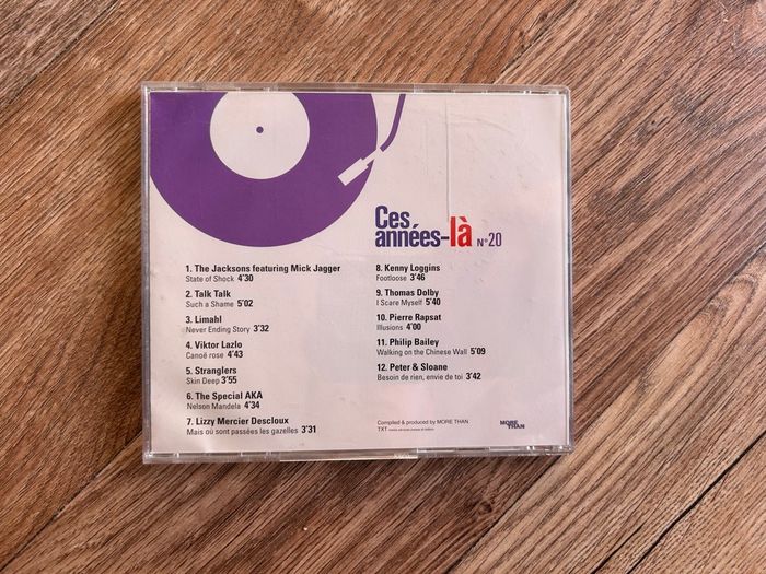 💿 CD - Compilation "Ces années-là " Hits 1984 (N°20) - photo numéro 4