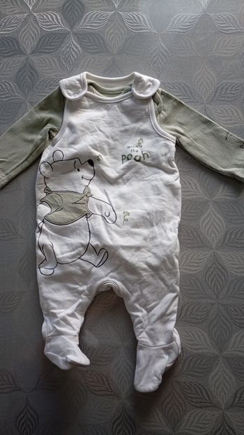 Ensemble bodie et salopette taille 3 mois