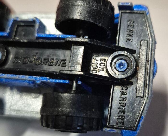 Majorette camion benne basculante miniature 1/60 – Made in France - photo numéro 6