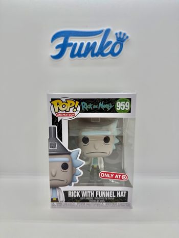 Funko Pop Rick et Morty Rick With Funnel Hat 959 🇺🇸