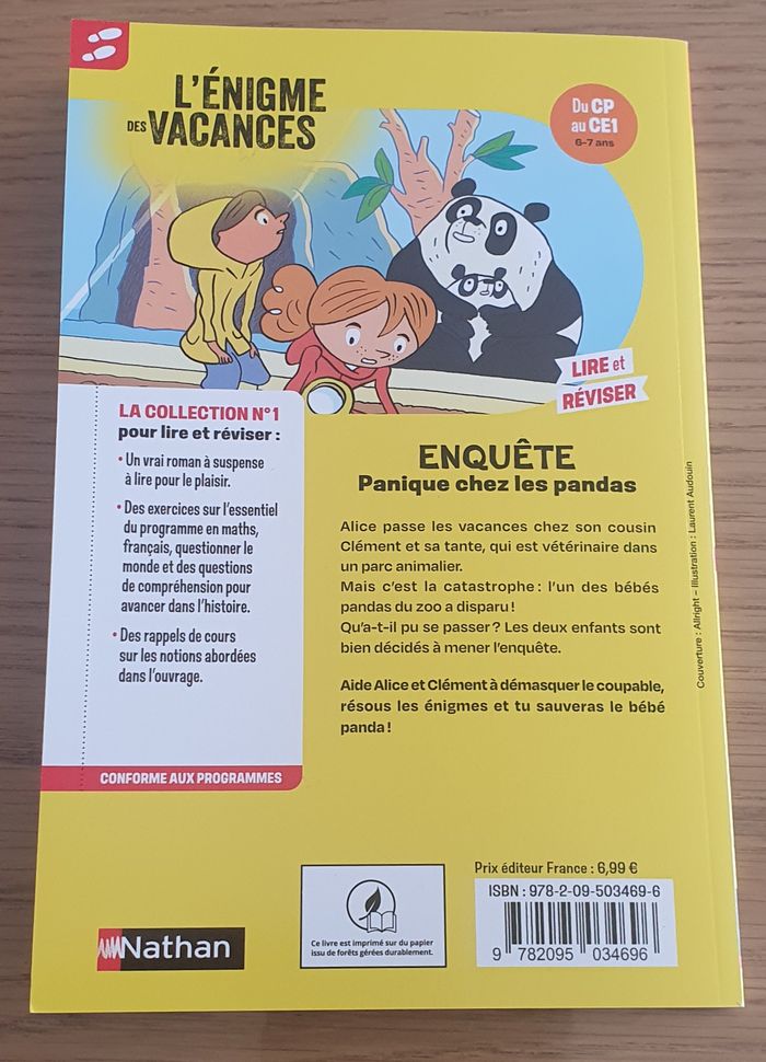 Livre d'enquête CP au CE1 6/7 ans - photo numéro 2