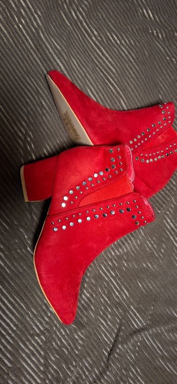 Bottines rouge