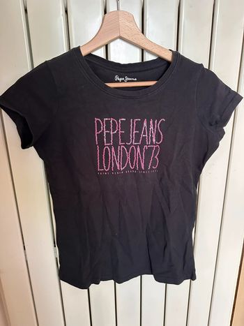 T shirt a sequins pepe jeans