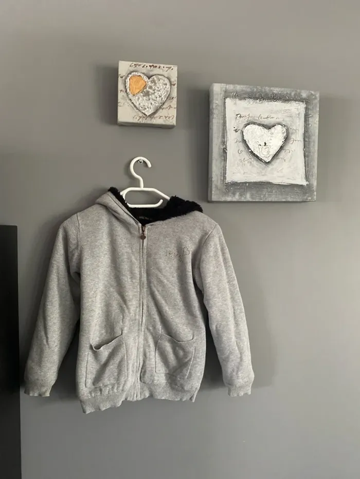 Sweat zippé doublé polaire