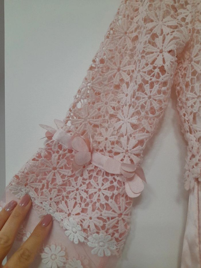 Robe de soirée rose fille - photo numéro 3