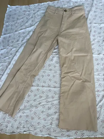 Jean beige femme