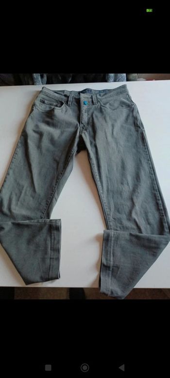 Pantalon jeans court homme Pierre Cardin taille 44 coupe droite