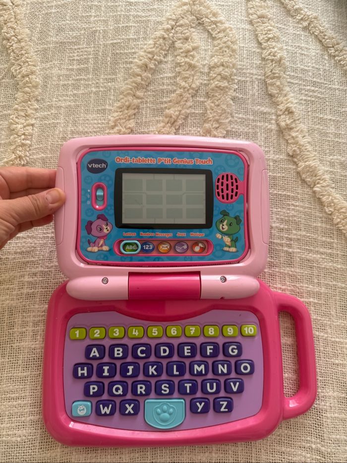 Ordinateur/tablette 2 en 1 avec jeux éducatifs