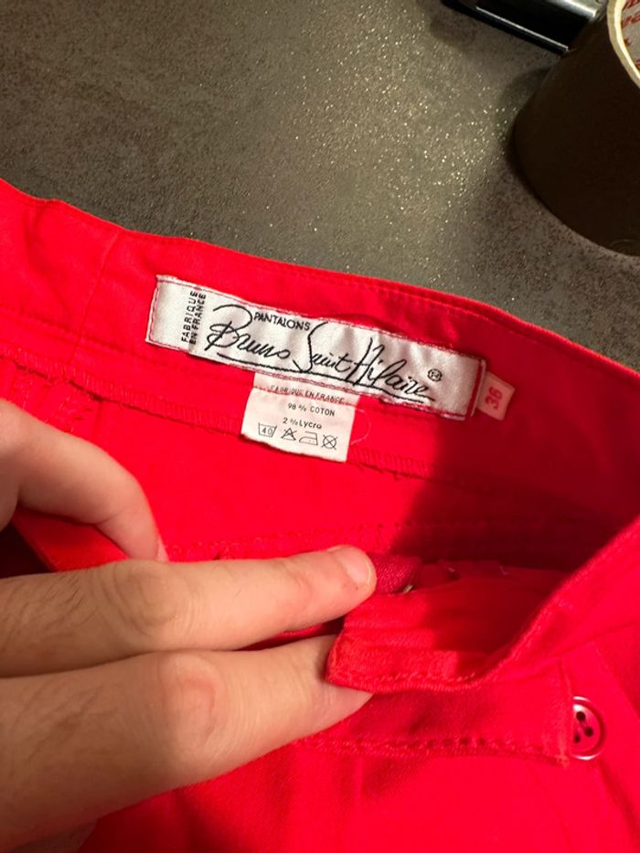 Pantalon rouge - photo numéro 4