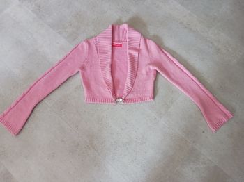 gilet court rose Taille M Excellent