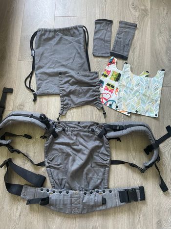 🤎🩶Portage Meitai de la marque Neko Nekoslings modèle Switch taille Baby Size coloris Bold🩶🤎