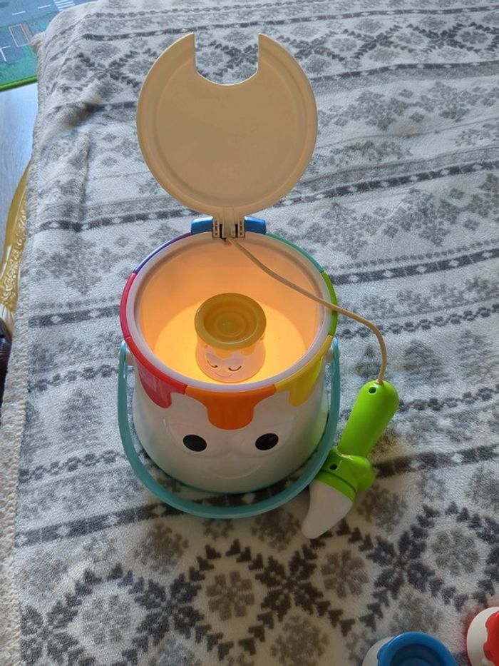 Jeu des couleurs en italien pot de peinture. - photo numéro 4